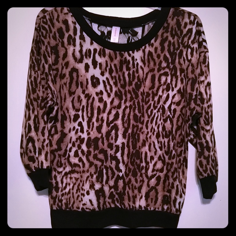 Cheetah print shirt